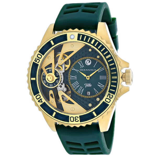 Oceanaut Stainless steel case watch in green