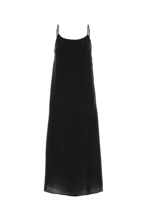 Black Viscose Blend Anaya Dress Exterior: Cupro Abiti