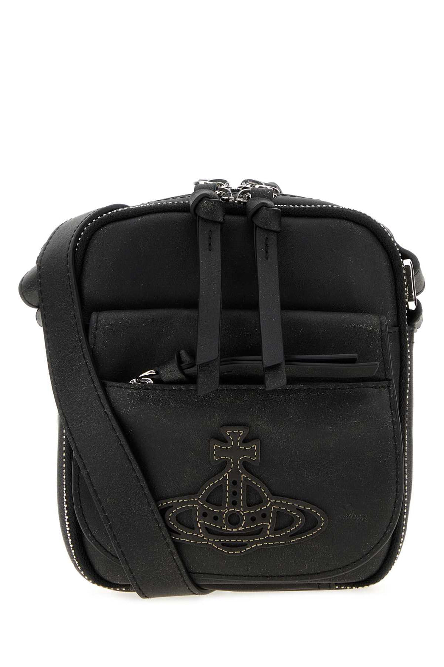 Black Leather Small Eton Crossbody Bag Off Borse A Mano