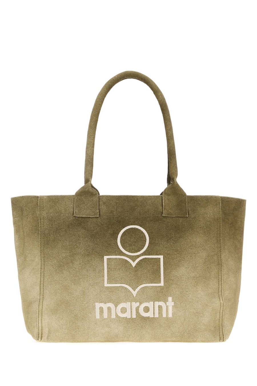 Khaki Canvas Yenky Shopping Bag Exterior: Cotton Borse A Mano