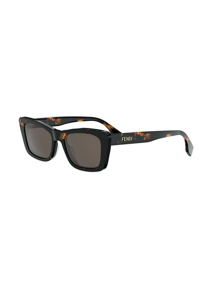 Fendi FE40185I Acetate; CR-39 lenses sunglasses in black