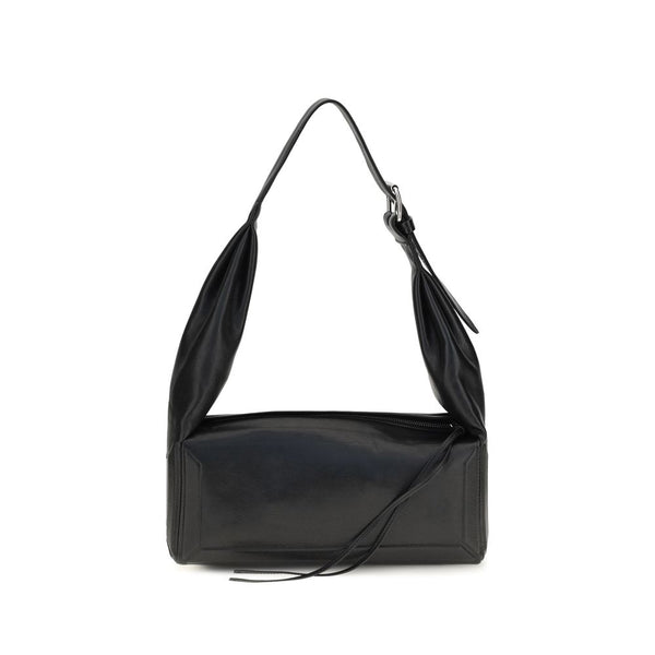 Maison Margiela 100% Sheepskin leather shoulder bag in black