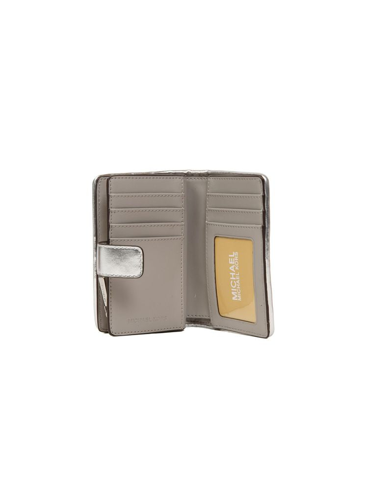 Michael Kors 100% Polyvinyl Chloride wallet in silver
