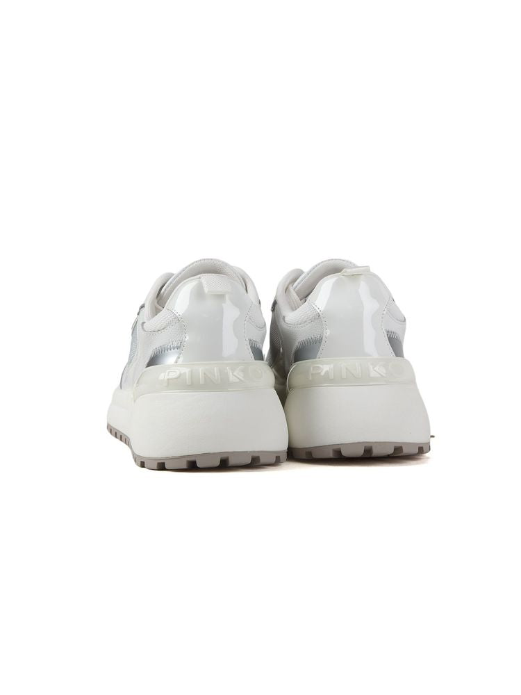 Pinko 62% Bos Taurus (Cow) sneaker in light grey