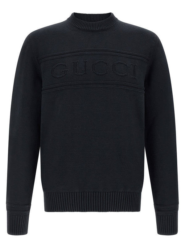 Gucci 85% Cotton sweater in black