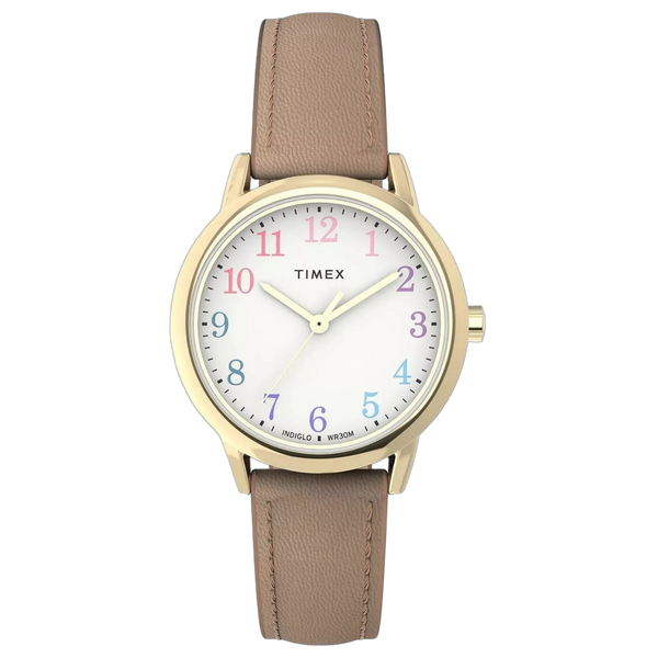 Timex Stainless steel case watch in white