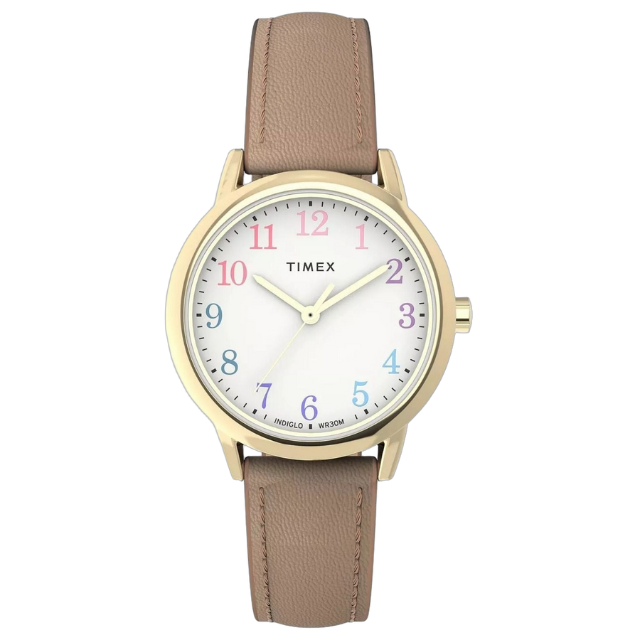 Timex Stainless steel case watch in white