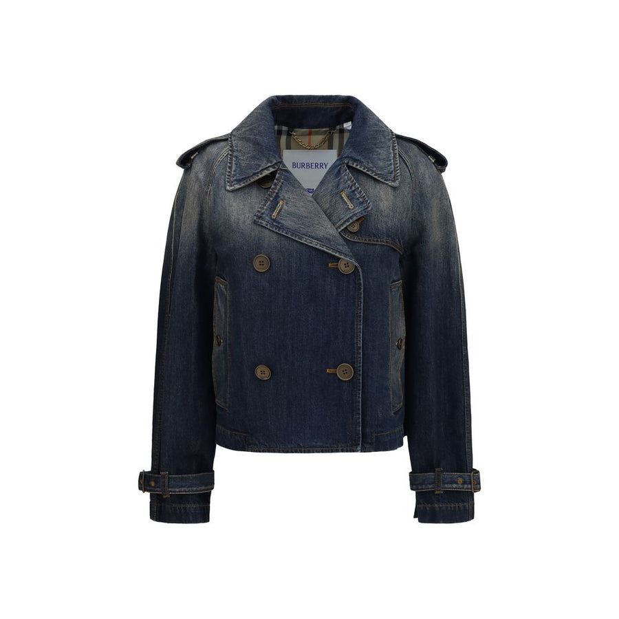 Burberry 100% Cotton jacket in blue