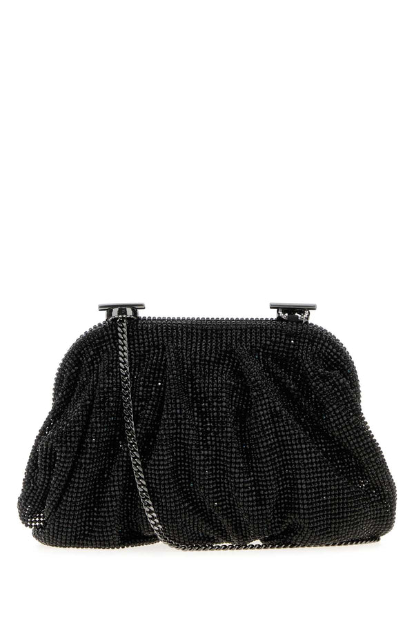 Embellished Fabric Small Venus Clutch Jamesbond