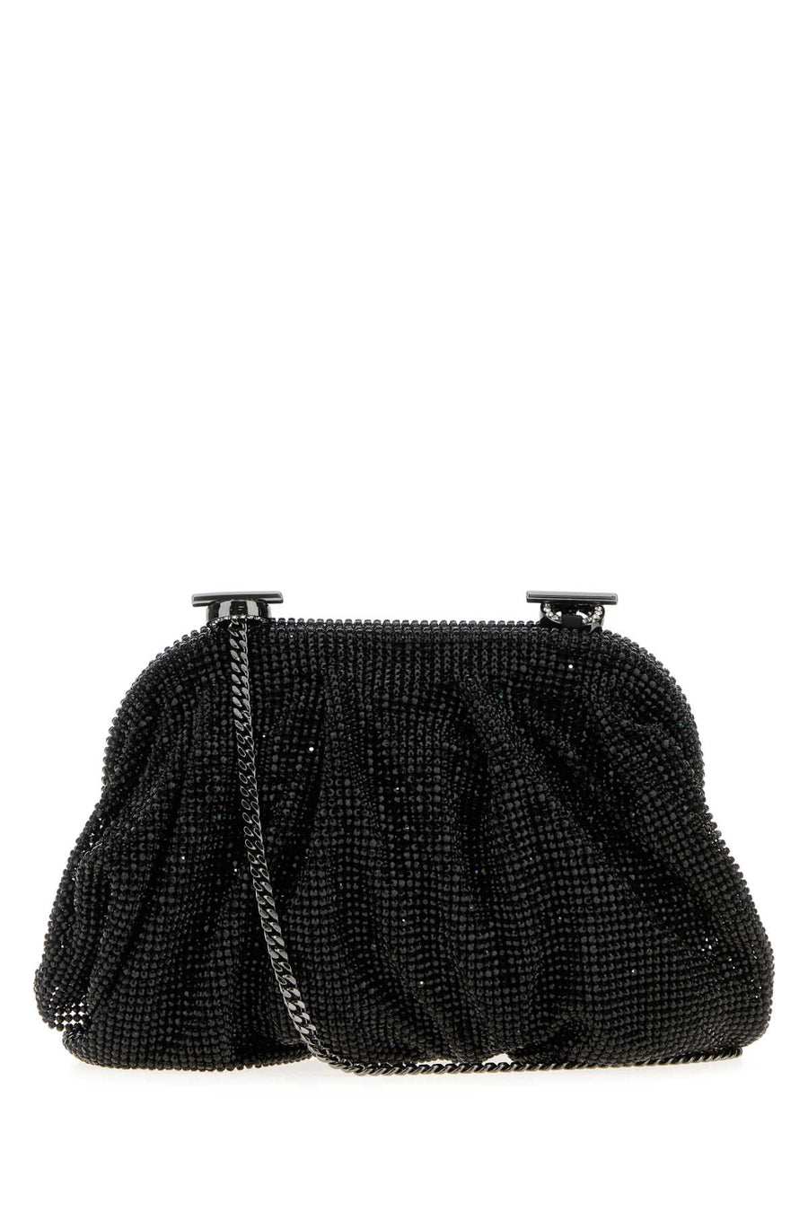 Embellished Fabric Small Venus Clutch Jamesbond