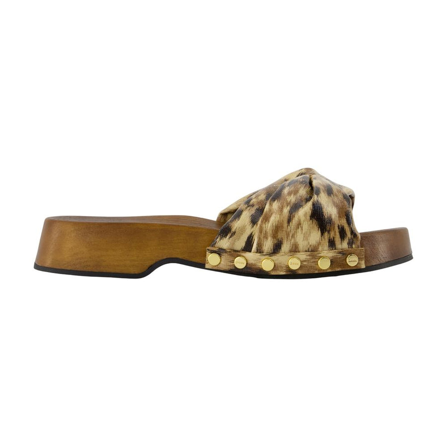 Ganni Synthetic mule in brown