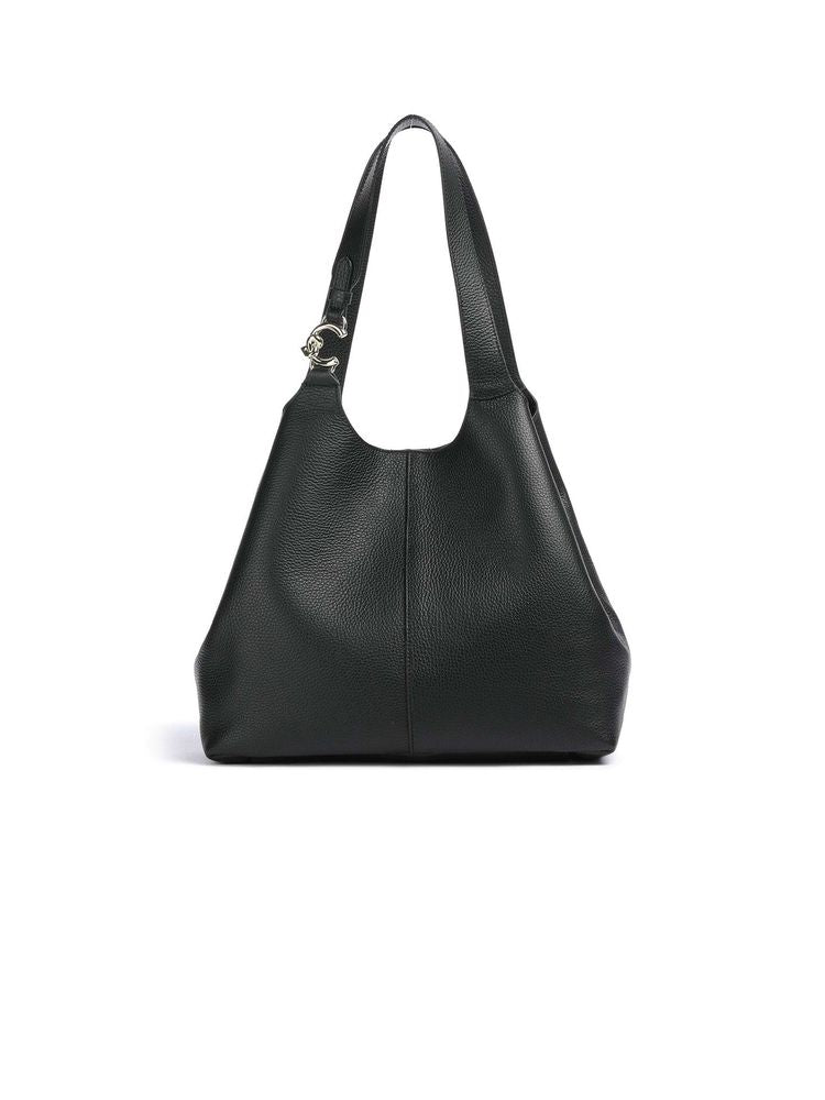 Coccinelle Shopping Bag Black Cowhide / Shopper-bags