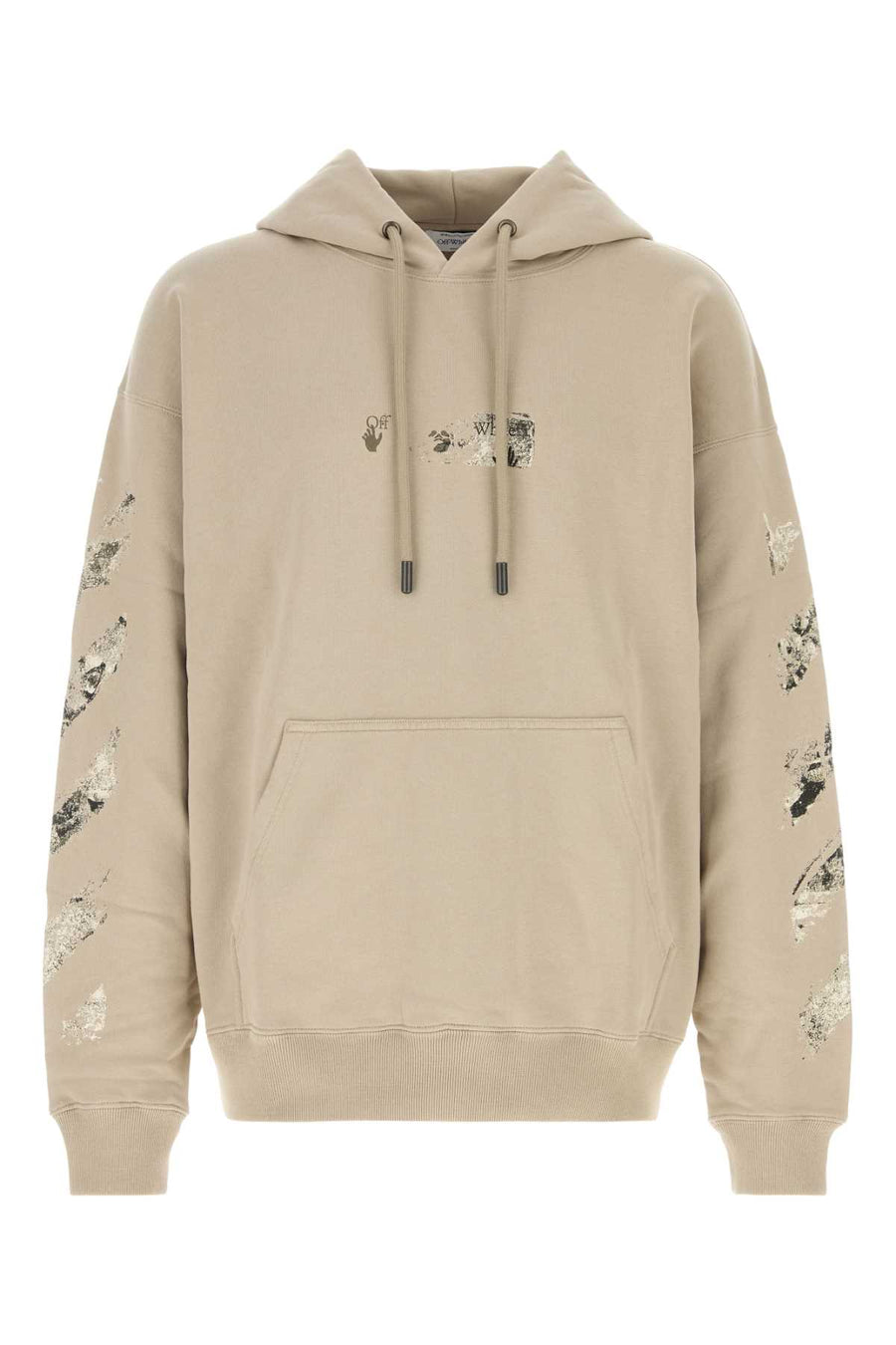 Sand Cotton Sweatshirt String Exterior: Felpe