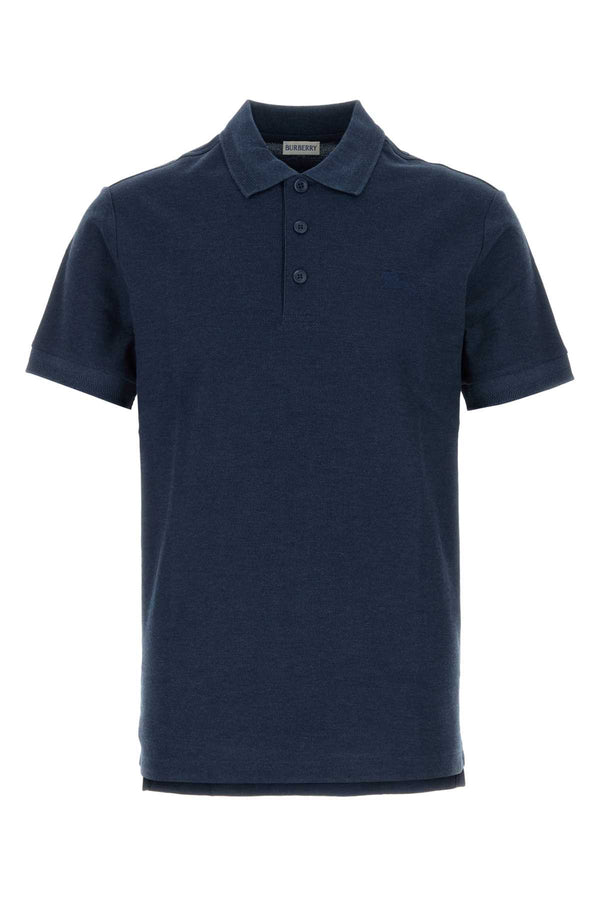 Burberry 100% Cotton polo shirt in navy