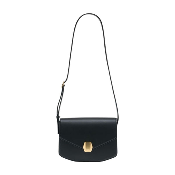 Officine Generale Cowhide crossbody bag in black