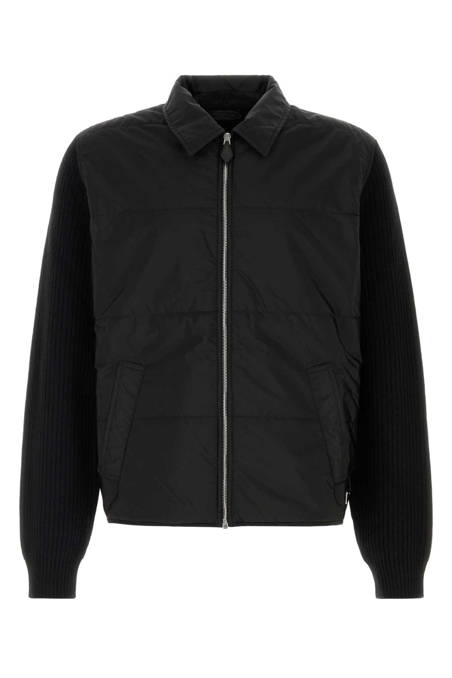 Black Wool Cardigan Nero Maglieria