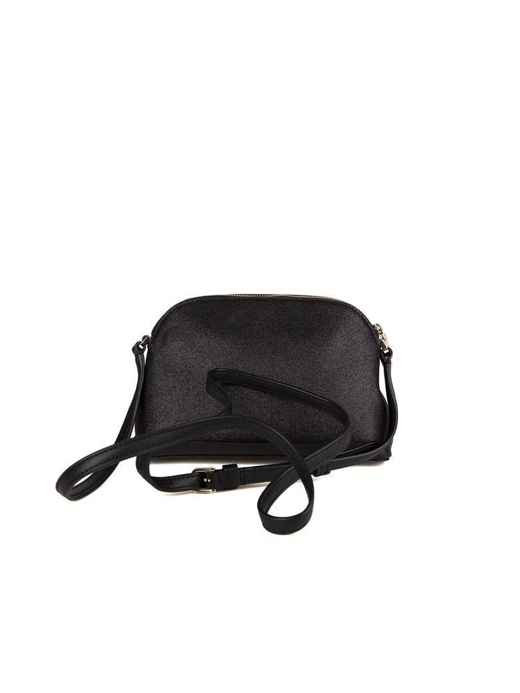 Kate Spade Glitter fabric crossbody bag in black