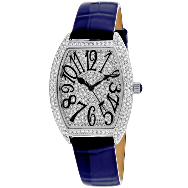 Christian Van Sant Stainless steel case watch in silver