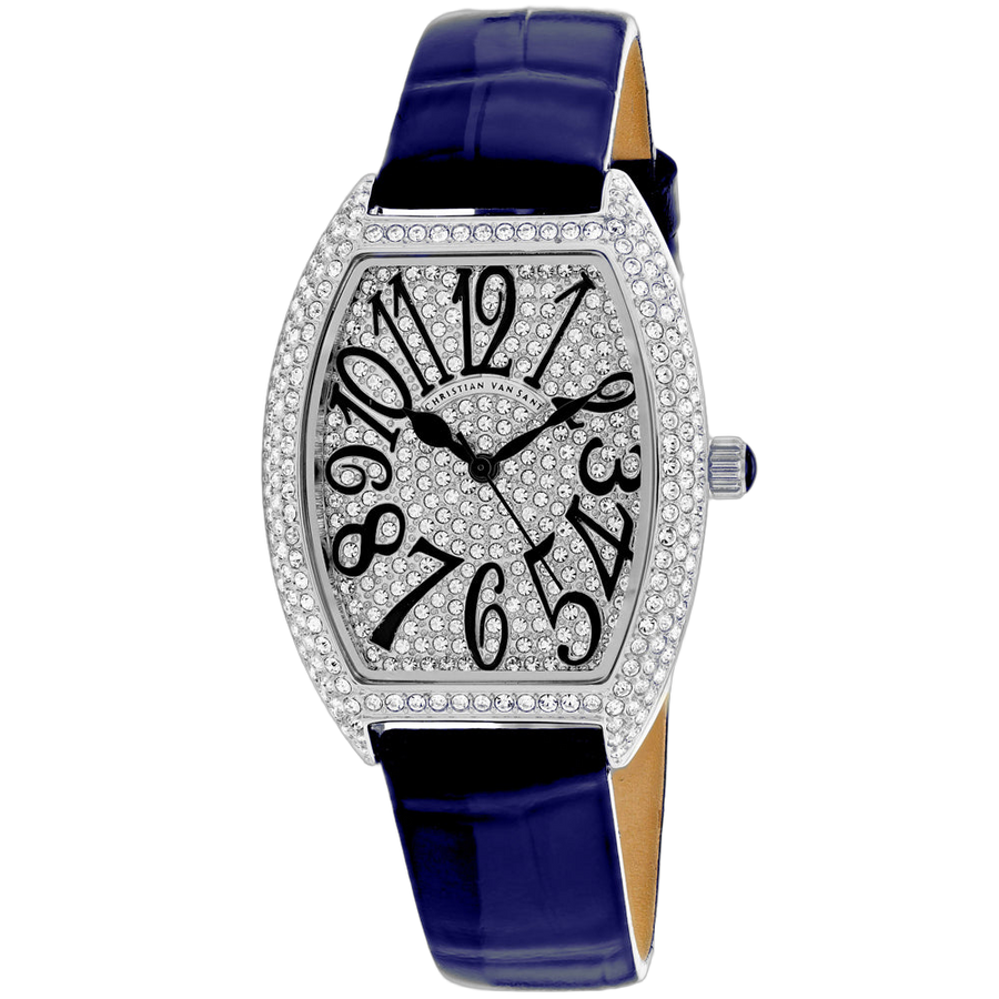 Christian Van Sant Stainless steel case watch in silver