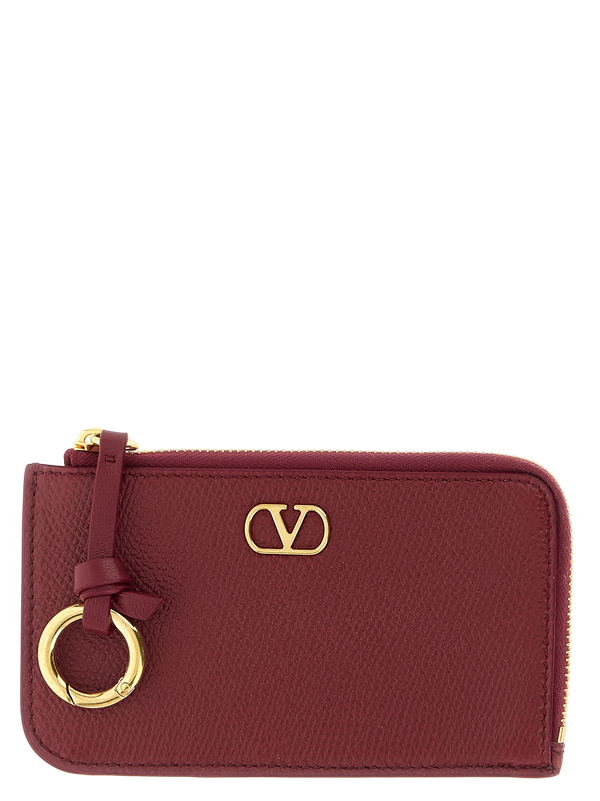 Bordeaux Lamb Leather Cardholder Accessory