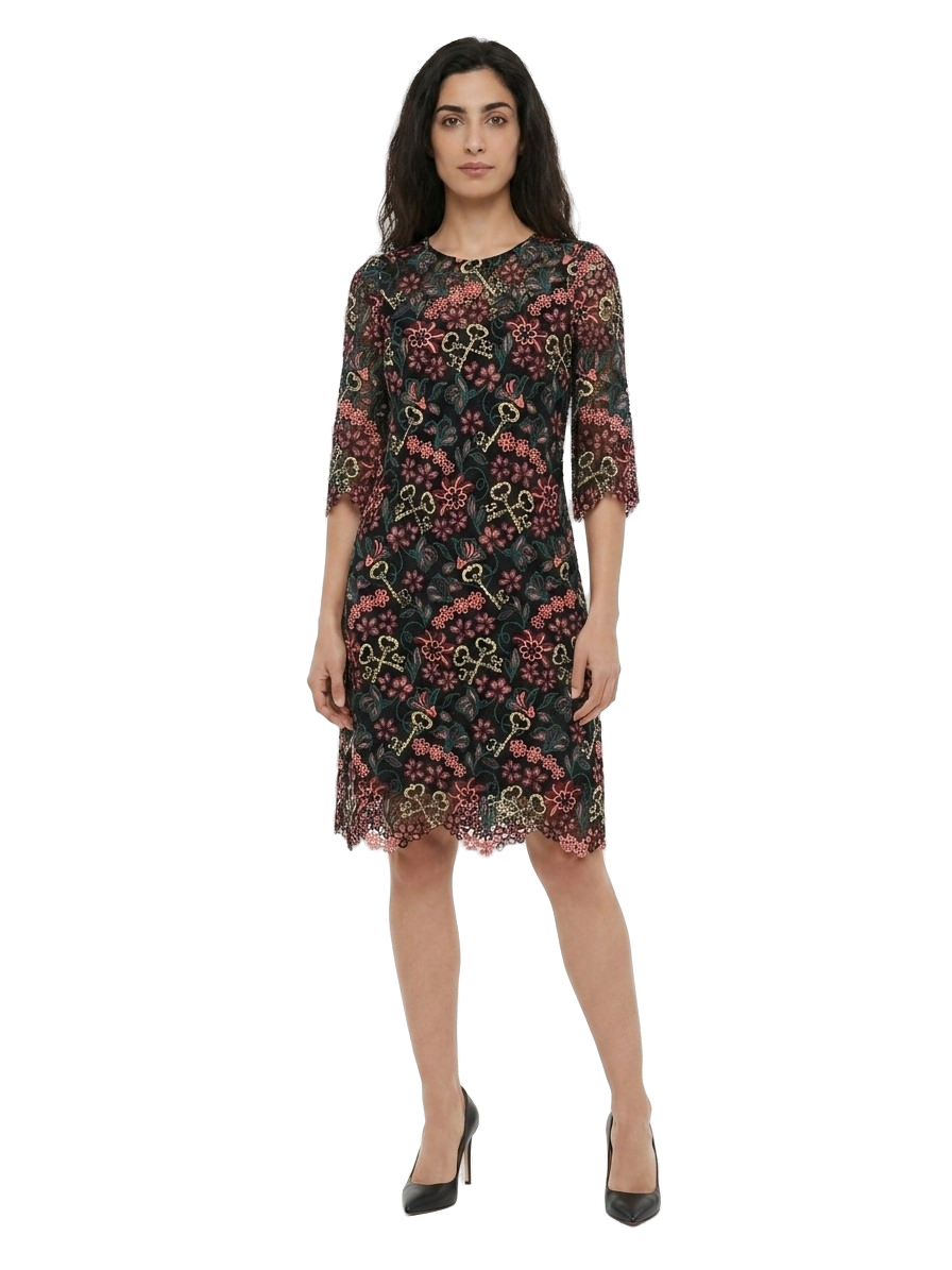 Multicolor Cotton Casual Dress