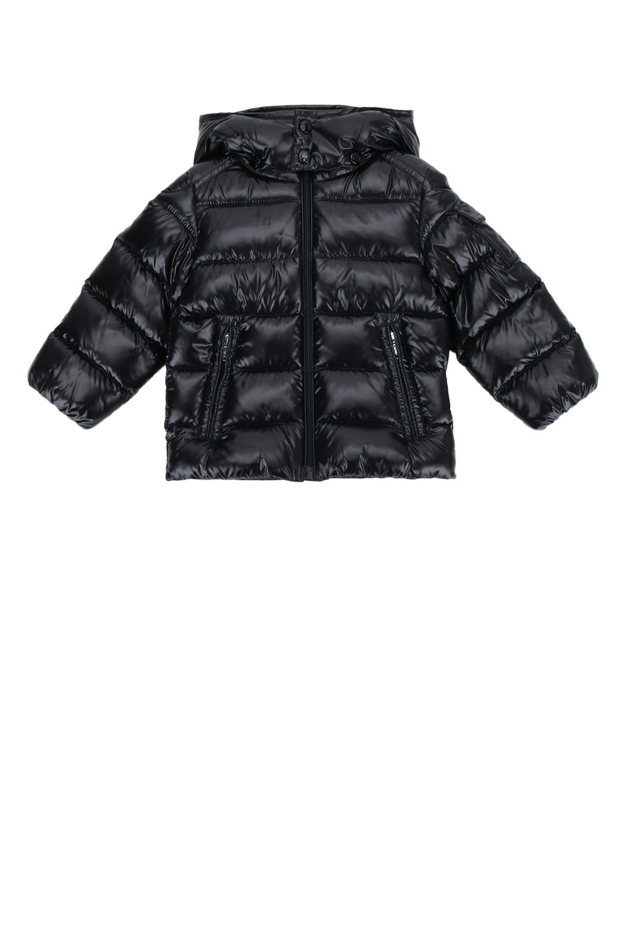 Moncler_maya Jacket Black Mixed Fibres Giacche E Gilet