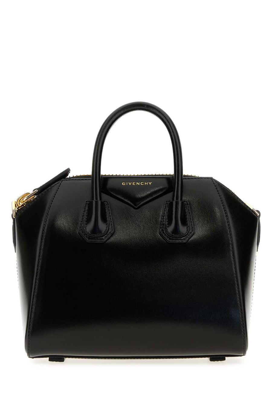 Black Leather Mini Antigona Handbag Borse A Mano