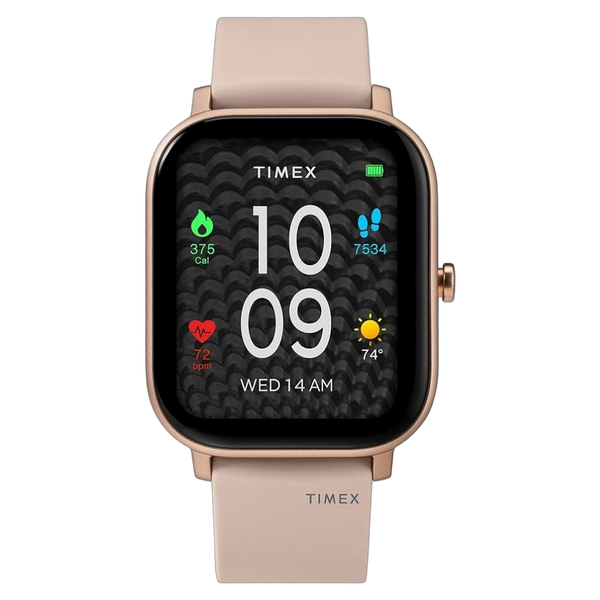 Timex Aluminum case smart watch in rose gold