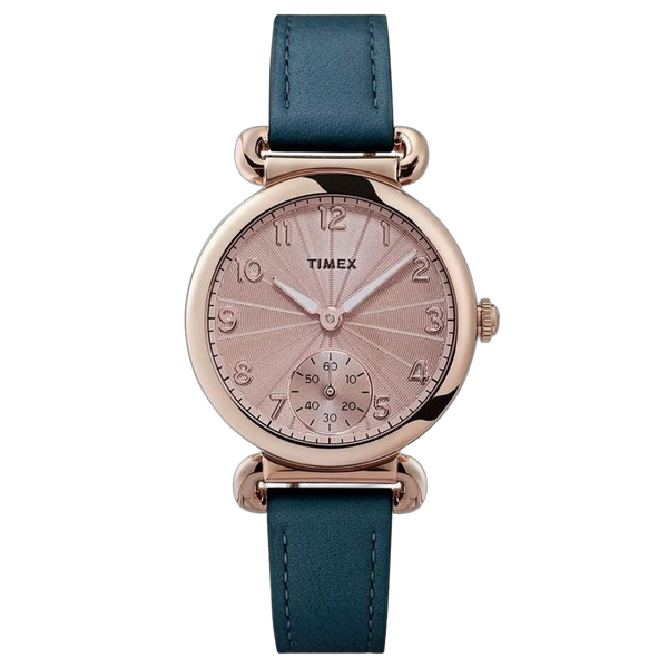 Timex Stainless Steel case watch in beige