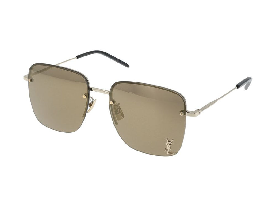 Sunglasses Saint Laurent Sl 312 M 006 Gold Brown 58-17-145 Metal