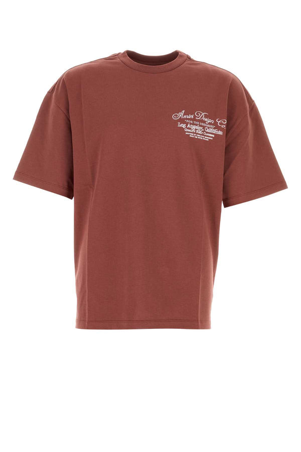 Brick Cotton Oversize T-Shirt Exterior