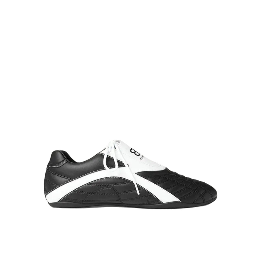 Balenciaga Faux leather sneaker in black
