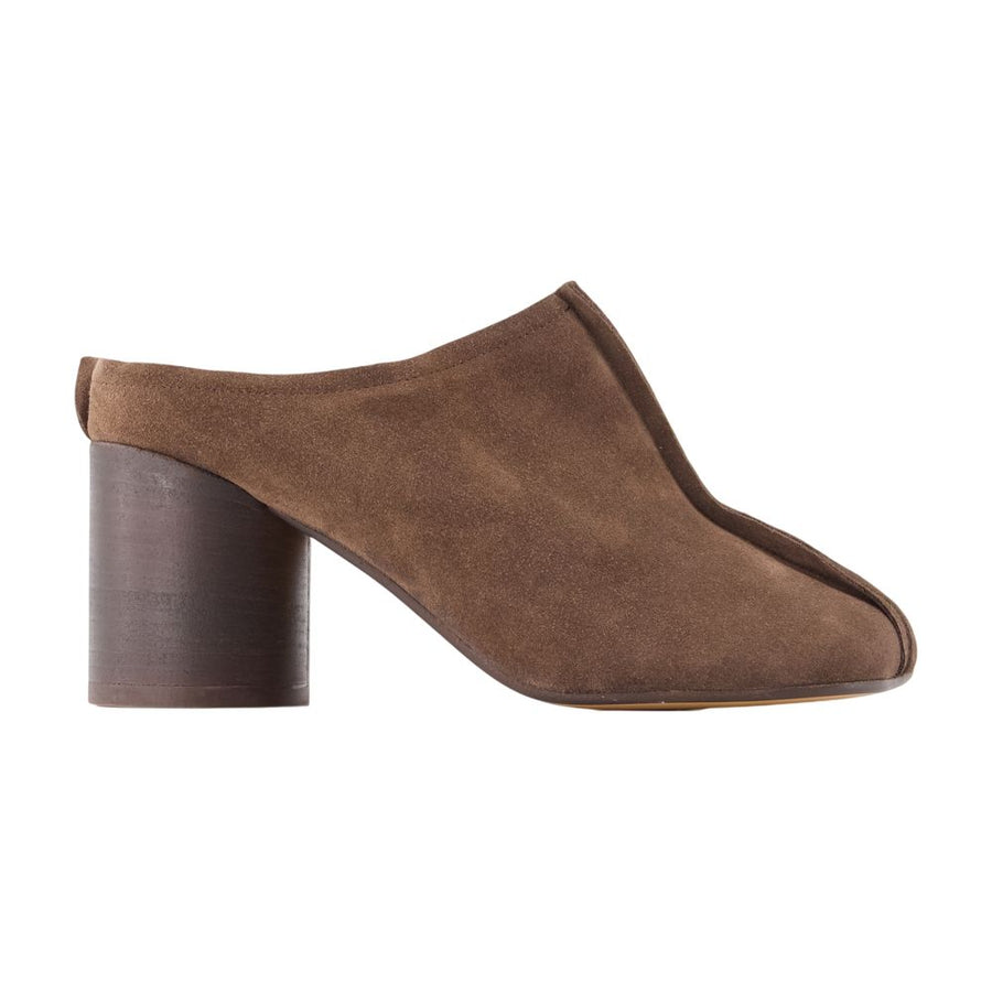 MM6 Maison Margiela Calfskin mule in brown