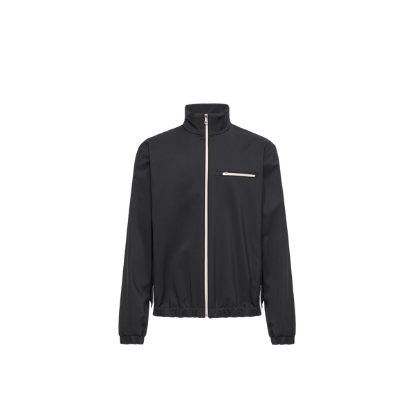 Moncler Nylon shell with down filling down jacket in black