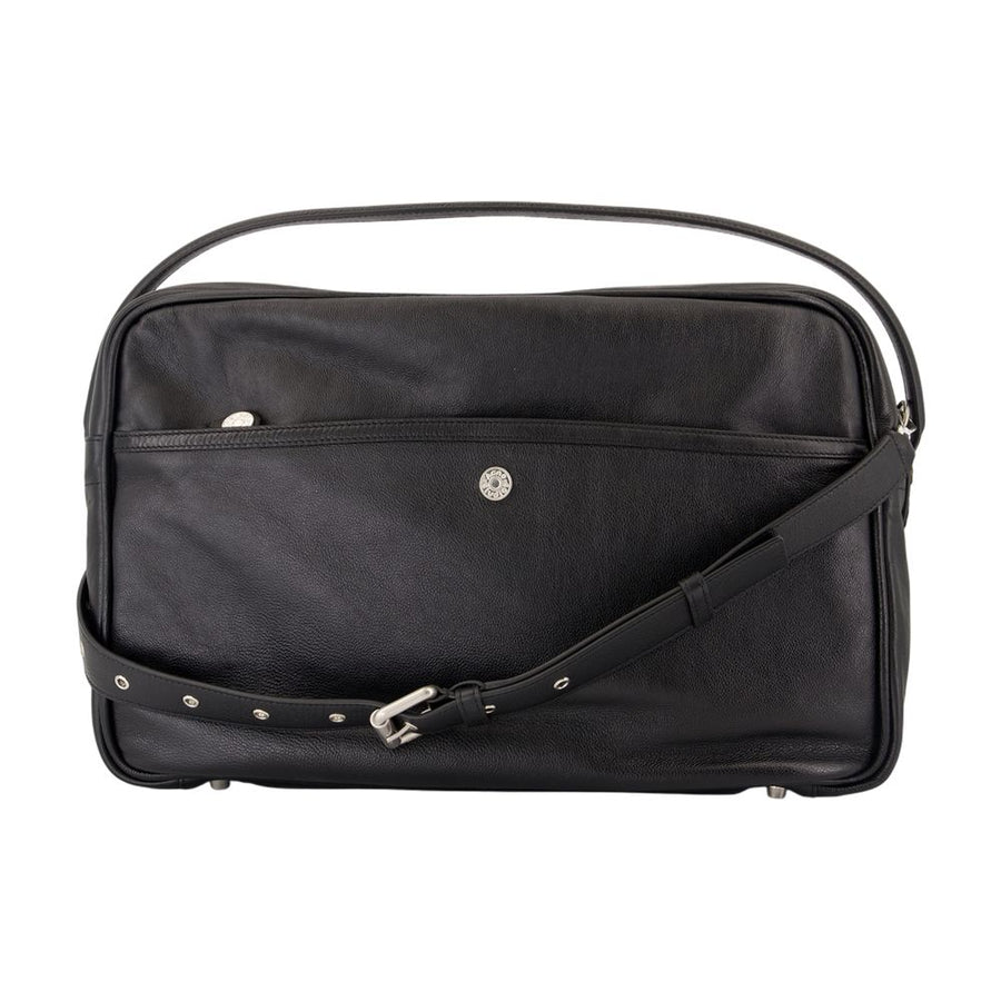 Acne Studios Calfskin shoulder bag in black