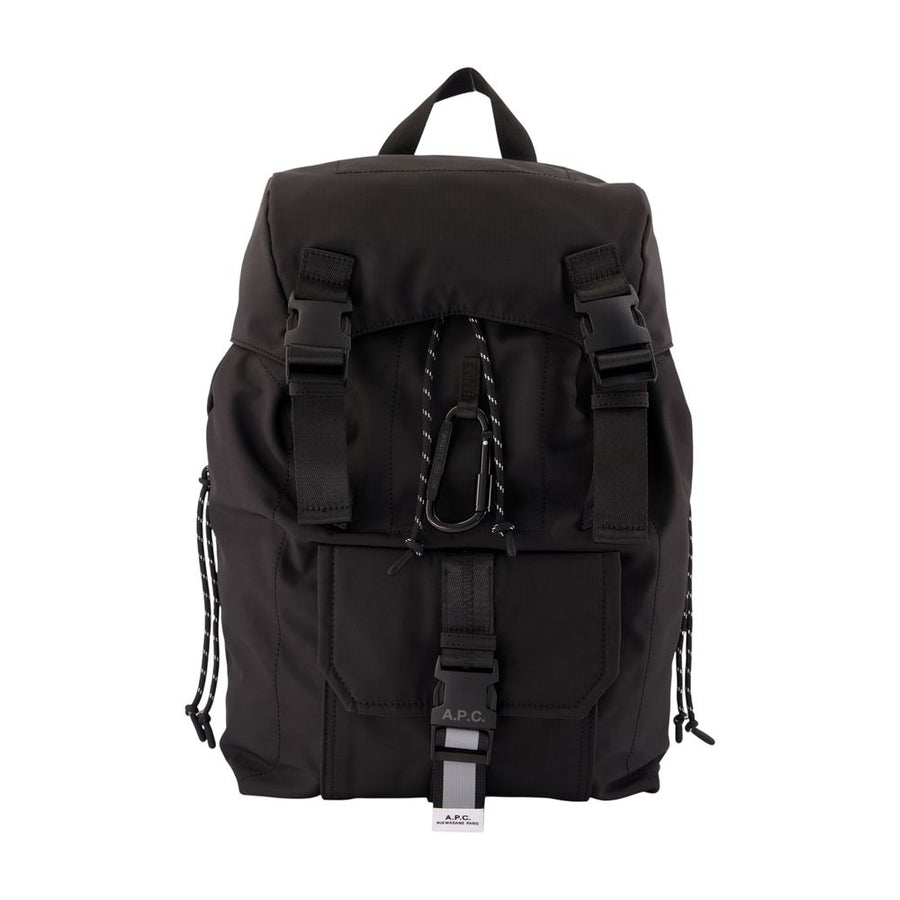 A.P.C. nylon backpack in black