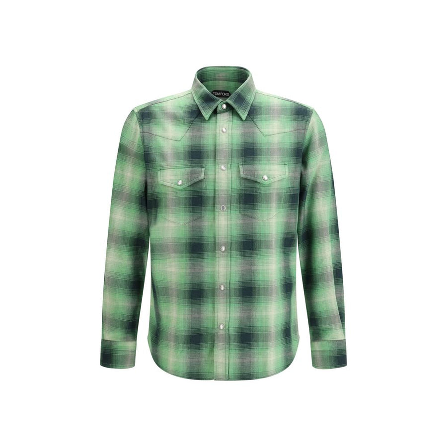 Tom Ford 100% Cotton shirt in green