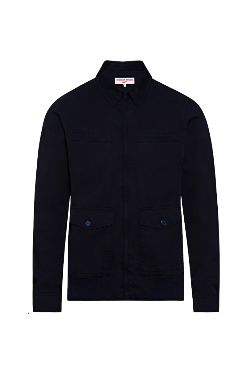 Orlebar Brown 100% Cotton jacket in navy