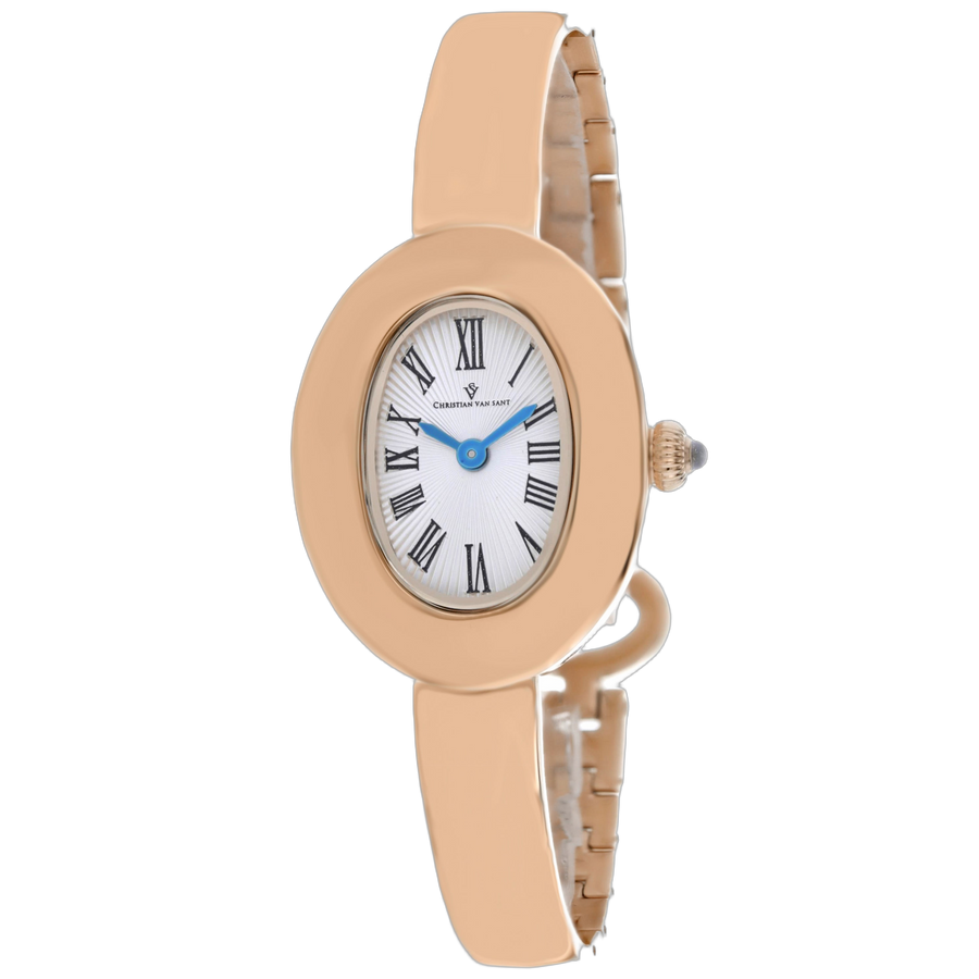 Christian Van Sant Stainless steel case watch in silver