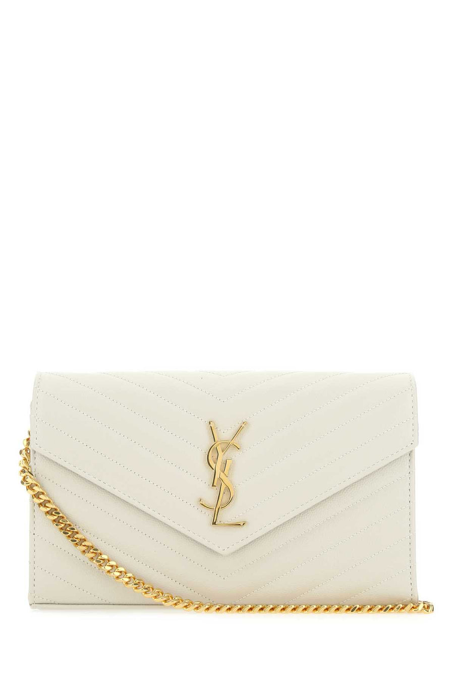Ivory Leather Clutch 9207 Portafogli