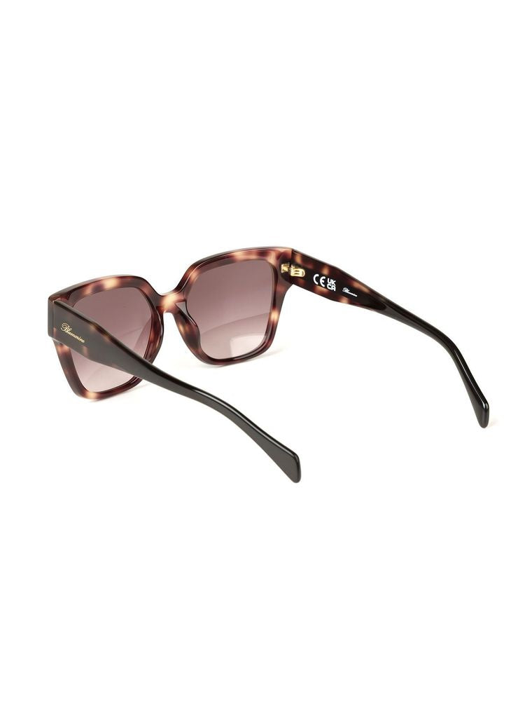 Blumarine SBM905 Cellulose Acetate frame sunglasses in brown