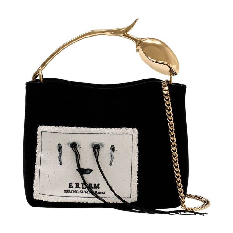 Erdem Synthetic mini bag in black
