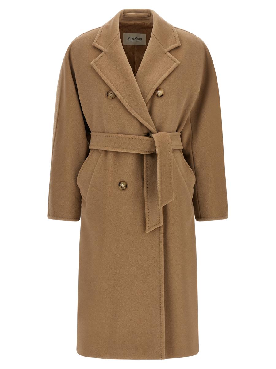 Max Mara 90% virgin wool coat in beige
