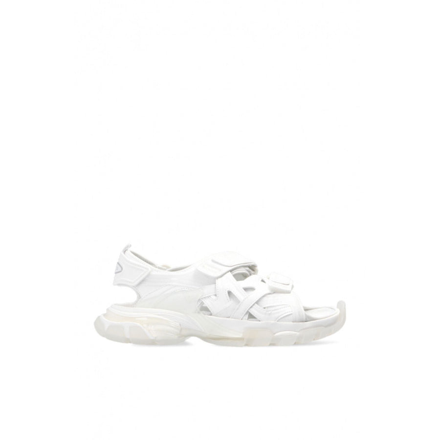 Balenciaga 95% polyurethane sandal in white