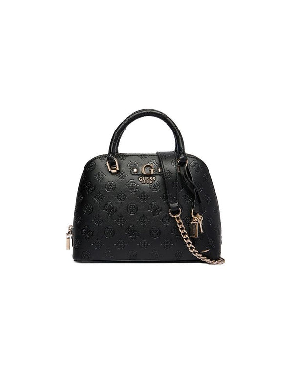 Guess 100% Polyurethane top handle bag in black
