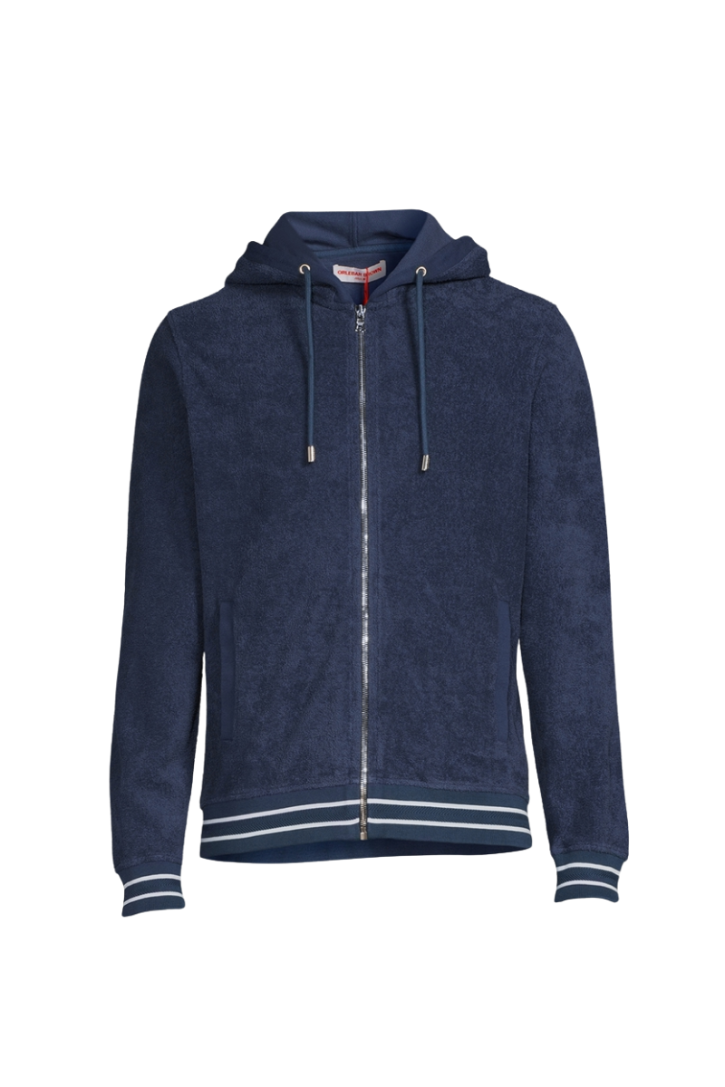 Orlebar Brown hoodie in navy