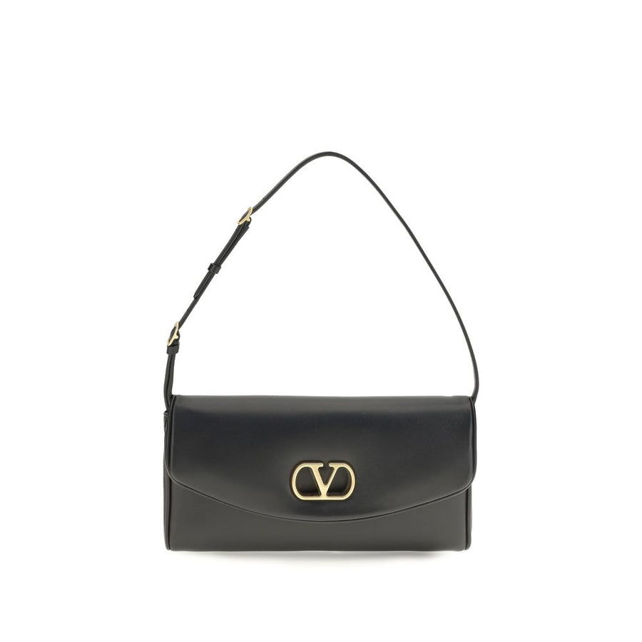Valentino Garavani 100% Calf Leather Bos Taurus shoulder bag in brown