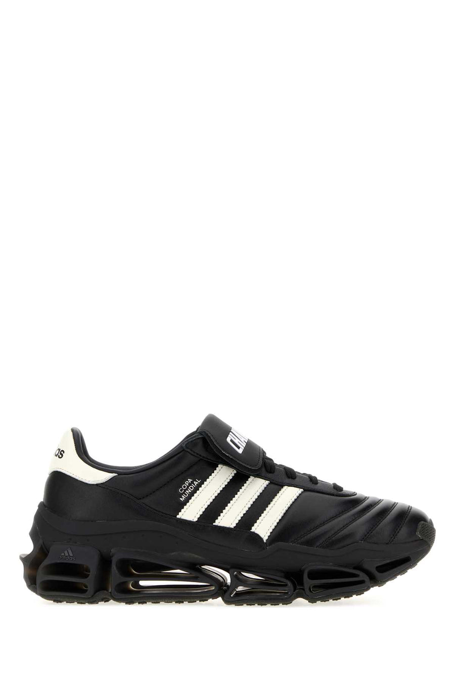 Adidas By Willy Chavarria Megaride Exterior: 100% Leather sneaker in black