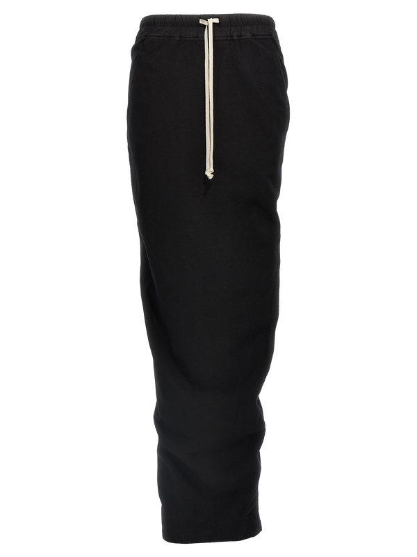 Drkshdw Organic cotton jersey skirt in black