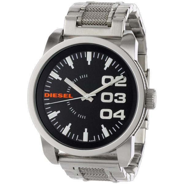 Diesel Stainless steel case watch in silver